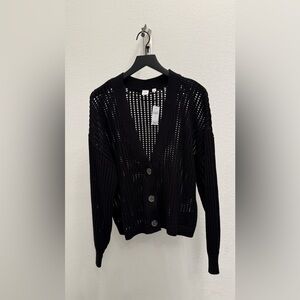 NWT GAP women’s black cardigan sweater size XL